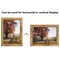 Americanflat Picture Frame with Bamboo Design - Gold Bamboo Frame with Shatter-Resistant Glass - Elegant Gallery Style Frame - Faux Bamboo Photo Frame for Tabletop or Wall Display